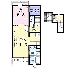 ルミナ手柄 1LDKの間取図画像