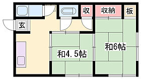 光栄荘  ｜ 兵庫県姫路市幸町（賃貸アパート2K・1階・33.07㎡） その2