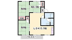 メゾン松本C棟  ｜ 兵庫県姫路市網干区垣内南町（賃貸アパート3LDK・2階・65.79㎡） その2