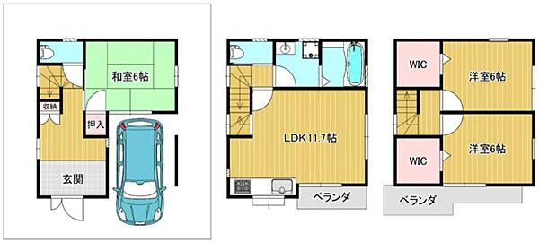 間取りを拡大表示