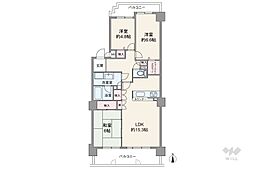 間取図画像 3LDK