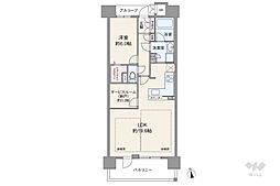 プレサンスロジェ上前津駅前2 1SLDKの間取図画像