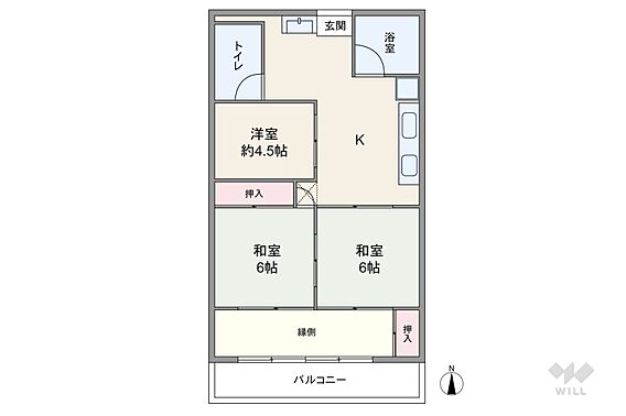 間取りは専有面...