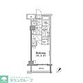 ONEROOFFLAT月島2階13.5万円
