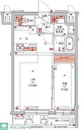 （仮称）東京八広THESKYレジデンス 2階1LDKの間取り