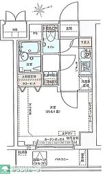 ドルチェ東京向島 8階1Kの間取り