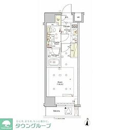 ＳＹＦＯＲＭＥ　ＭＩＮＯＷＡ 4階1Kの間取り