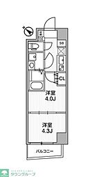 ルネサンスコート京成曳舟 7階2Kの間取り