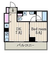 パークアクシス元浅草ステージ 9階1DKの間取り