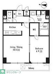 GRAN PASEO 両国 North 8階1LDKの間取り