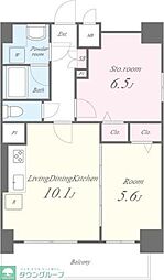 カサ・フェリーチェ 6階1SLDKの間取り