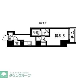 TRADIS秋葉原 9階1Kの間取り