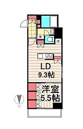 プライマル錦糸町 1LDKの間取図画像