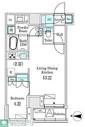 間取図画像 1LDK