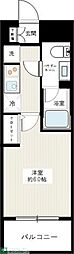 AZEST堀切菖蒲園3 1Kの間取図画像