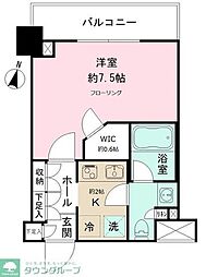 JPnoie亀戸 1Kの間取図画像