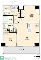 KI-LIGHT錦糸町 2LDKの間取図画像