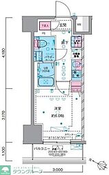ジェノヴィア青砥スカイガーデン 1Kの間取図画像