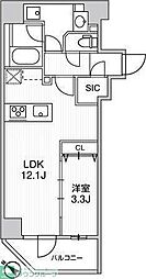 weavebaseSUMIDAPARK 1LDKの間取図画像