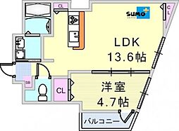 大久保駅 7.4万円