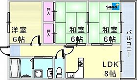 ハイツ鳥井 302 ｜ 兵庫県神戸市西区王塚台１丁目（賃貸マンション3LDK・3階・55.00㎡） その2