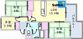 シティハイツ狩口3号棟 502 ｜ 兵庫県神戸市垂水区狩口台６丁目（賃貸マンション3LDK・5階・67.79㎡） その2