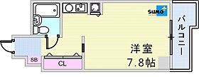 学が丘カレッジハイツ 60A ｜ 兵庫県神戸市垂水区学が丘４丁目（賃貸マンション1R・6階・25.20㎡） その2