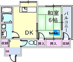 タウンハイツ4 103 ｜ 兵庫県明石市魚住町西岡（賃貸アパート1DK・1階・46.57㎡） その2