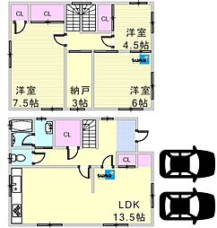 大久保町八木貸家
