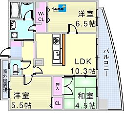 間取図画像 3LDK