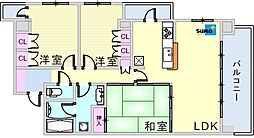 willDo西明石 3LDKの間取図画像