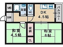 茜マンション 2階/-