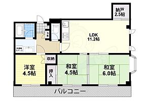 大阪府大阪市住吉区遠里小野２丁目（賃貸マンション3LDK・5階・60.00㎡） その2