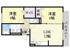 大阪府堺市北区南花田町115番4号（賃貸アパート2LDK・1階・56.30㎡） その2