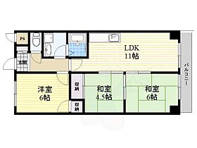 桃田マンション  ｜ 大阪府堺市中区八田北町（賃貸マンション3LDK・3階・58.00㎡） その2