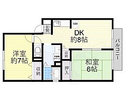 トリヴァンベール松川 2階
