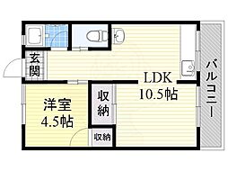 山本ハイツ 2階/-