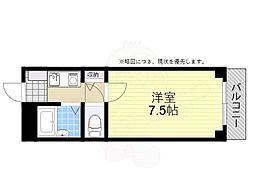 エスポワール新金岡 1Kの間取図画像