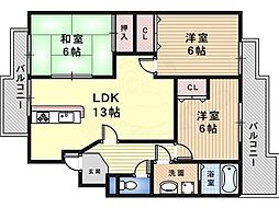 メゾンアルルS 3階