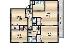 リッツ・ハウス 2階/-