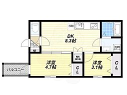 I maison Rhodon 2階