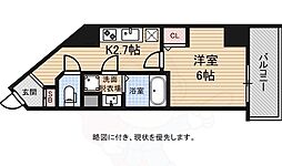 プリメーロ66 1Kの間取図画像