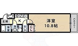 ワンズワン 1Kの間取図画像