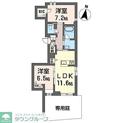グラン浦和 2LDKの間取図画像