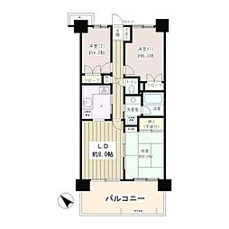 グランデュオ北街区 3LDKの間取図画像