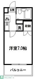 レジデンスカープ大宮 1Kの間取図画像