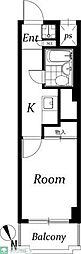 ベル島田 1Kの間取図画像