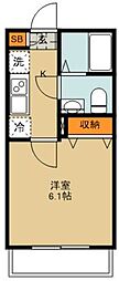 Feliz II 1Kの間取図画像