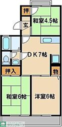 フレグランスサエラ 3DKの間取図画像
