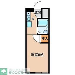 サンライトマンション ワンルームの間取図画像